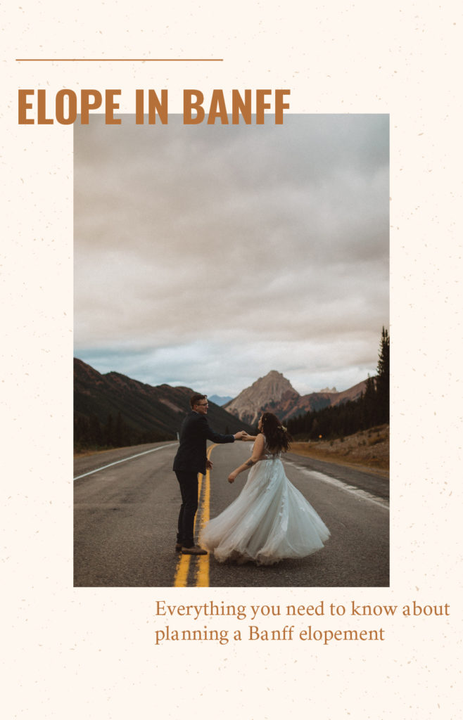 elope in banff. everything you need to know to plan the perfect Banff elopement