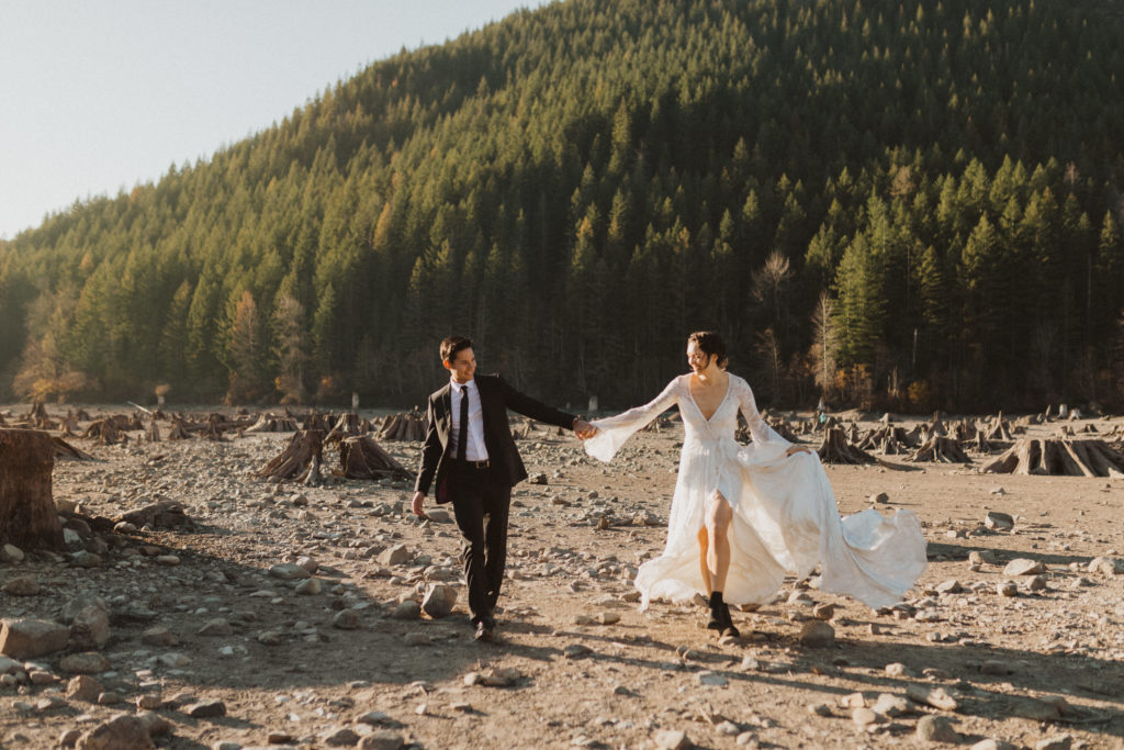 What is eloping? It's starting your marriage with an adventure just like this wild couple in the beautiful British Columbia.