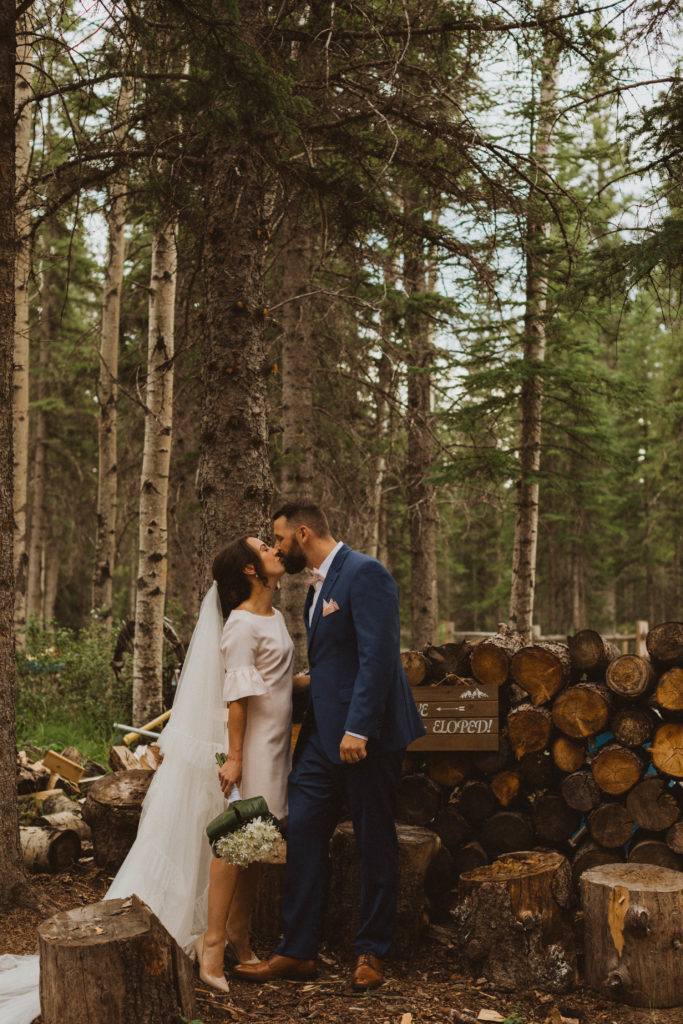 They eloped! These two said 'I do' in the Alberta countryside. 