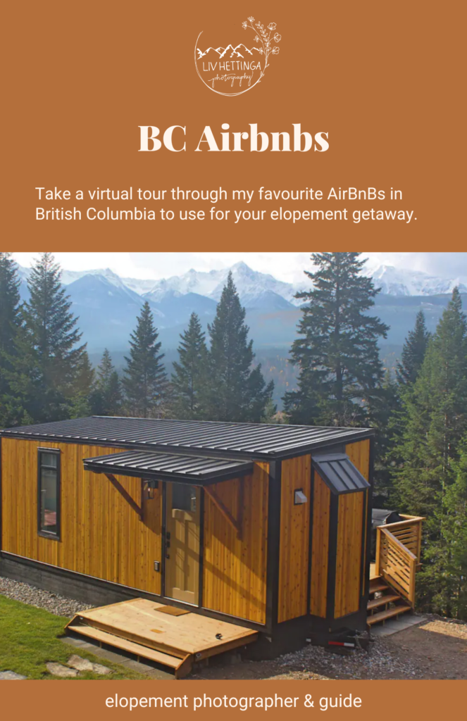 tiny house in british columbia you can rent on airbnb for your elopement day