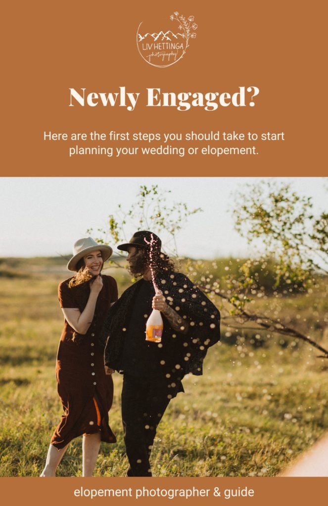 Engaged and ready to plan your wedding or elopement? Here are the first steps you should take to start planning your day.