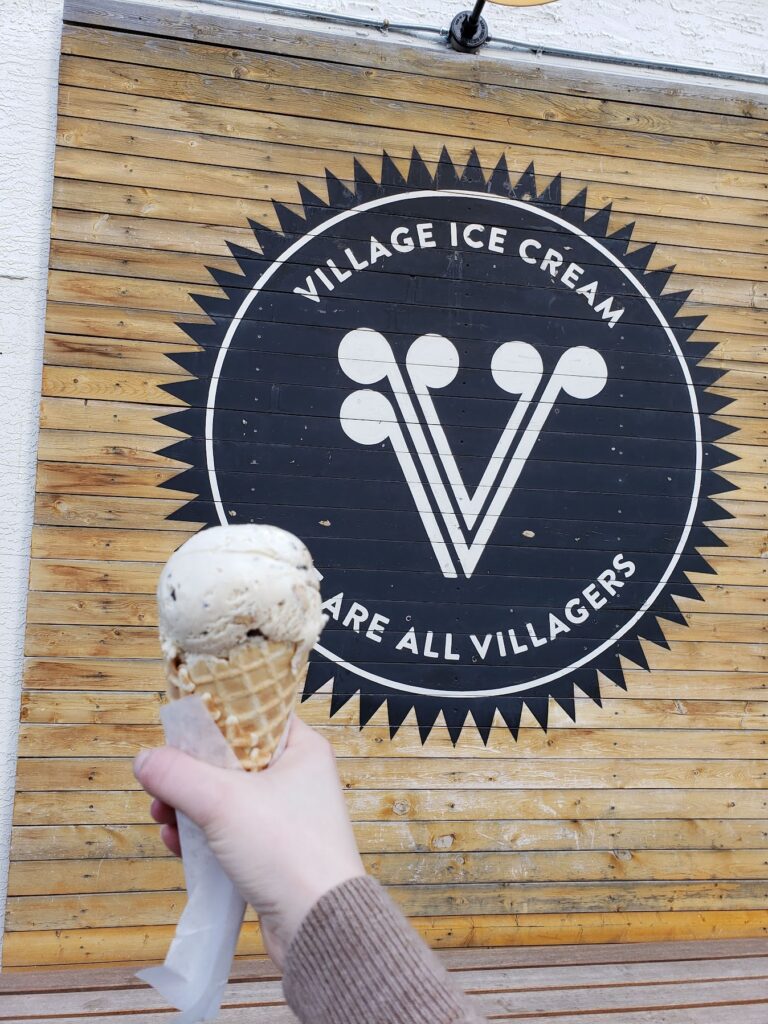 visit village ice cream for your next summer date in Calgary