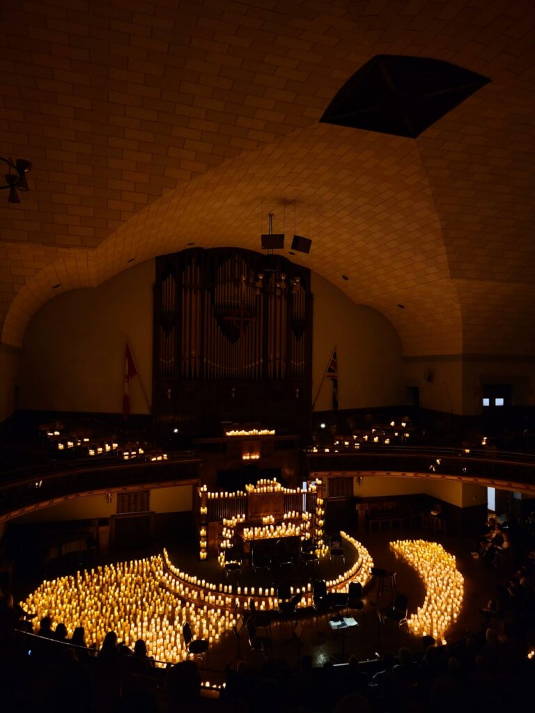 visit an enchanting candlelight concert in calgary for a romantic date night
