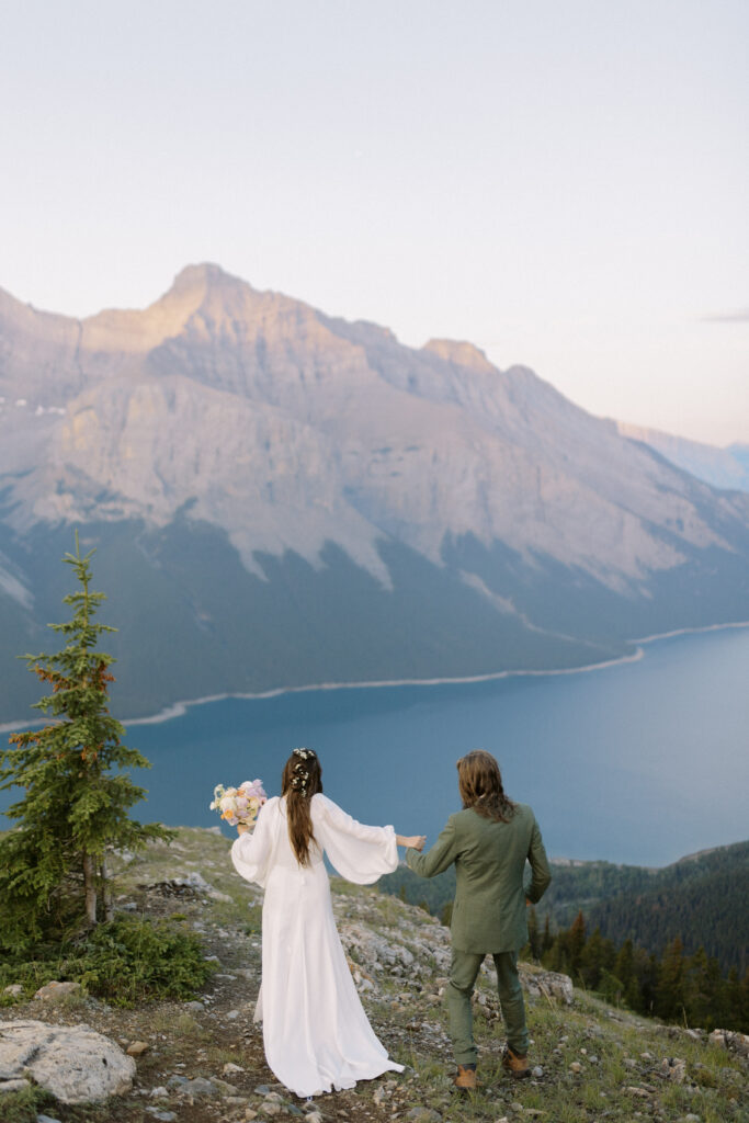 how i planned a backcountry elopement in Banff National Park