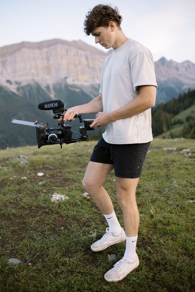 Owen Belanger was our videographer for our backcountry elopement in Banff